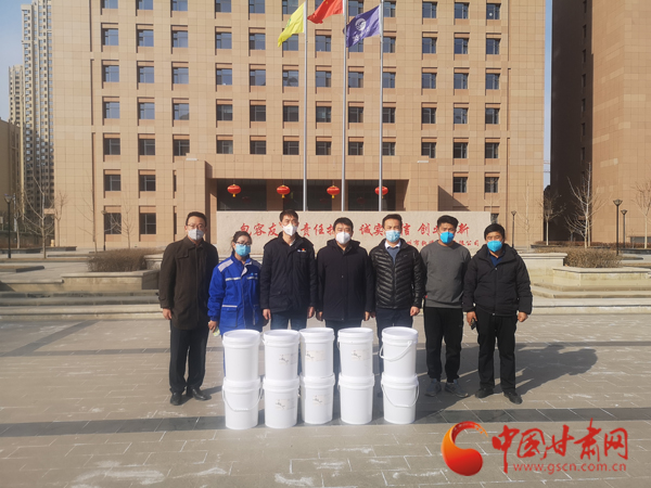 【甘肅全民戰(zhàn)“疫”】暖心！民革蘭州市委會捐助首批1噸防疫物資（圖）