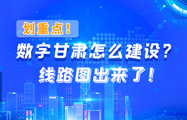 圖解|劃重點(diǎn)！數(shù)字甘肅怎么建設(shè)？線路圖出來了！