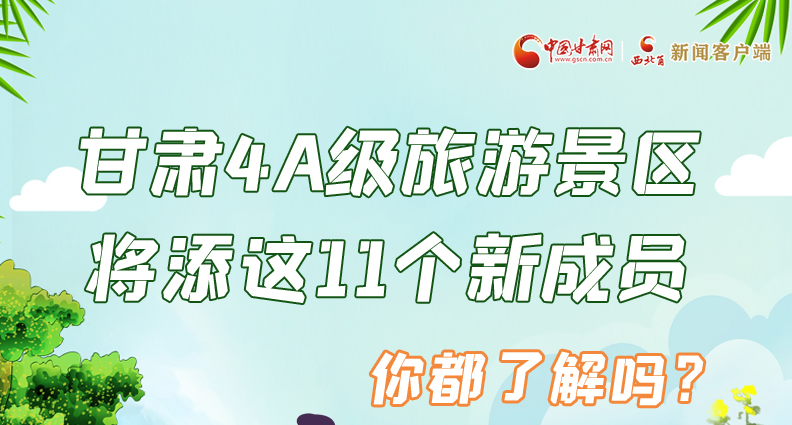圖解|甘肅4A級旅游景區(qū)將添這11個新成員 你都了解嗎？