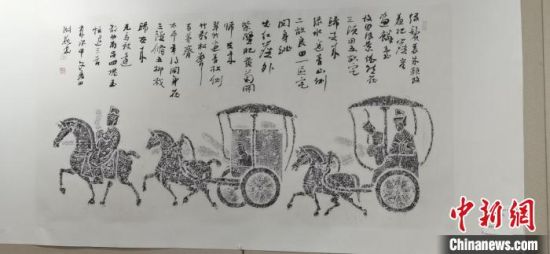 圖為傳拓作品?！〈蘖?攝