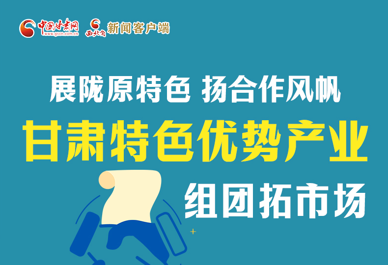 圖解丨展特色 促合作 甘肅特色優(yōu)勢產(chǎn)業(yè)組團拓市場