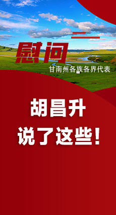  圖解|慰問(wèn)甘南州各族各界代表 胡昌升說(shuō)了這些！