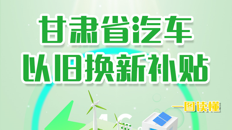 海報(bào)|重大利好！甘肅省汽車以舊換新補(bǔ)貼來了
