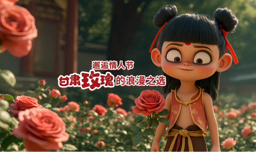 AI視頻 | 邂逅情人節(jié)，甘肅玫瑰的浪漫之選