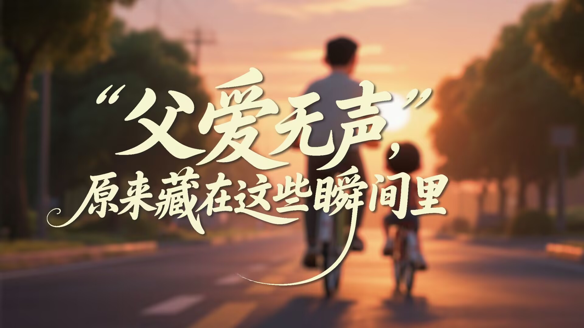 父愛無聲，原來藏在這些瞬間里